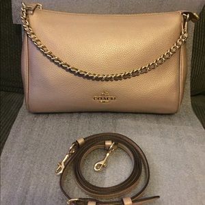 Coach Carrie Pebbled Leather Crossbody